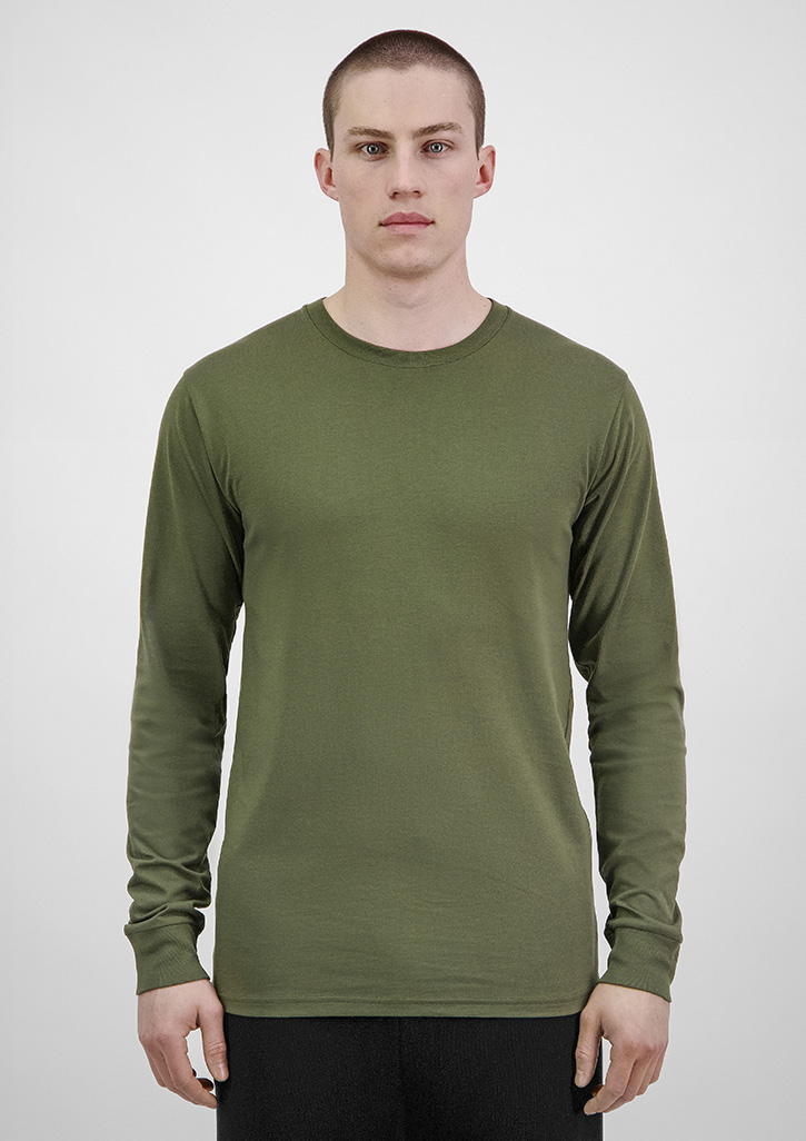 Mens Basis Long Sleeve Tee - Image 5