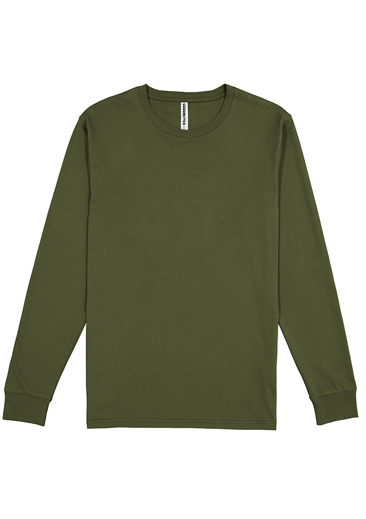 Mens Basis Long Sleeve Tee - Image 6