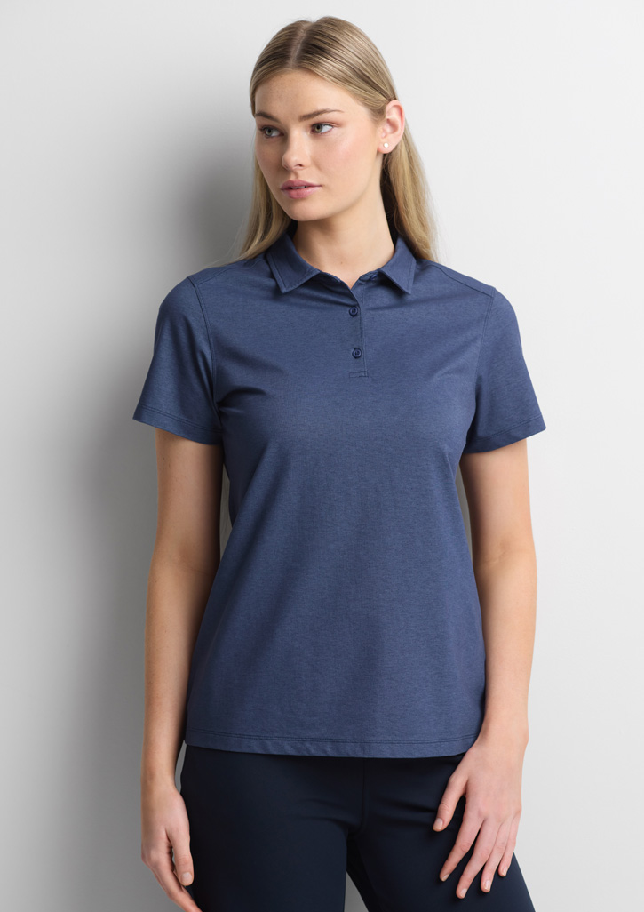 Womens Venture Short Sleeve Polo - Image 3