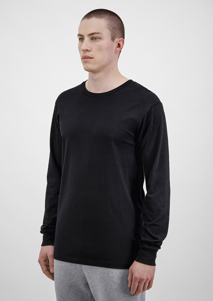 Mens Basis Long Sleeve Tee - Image 15