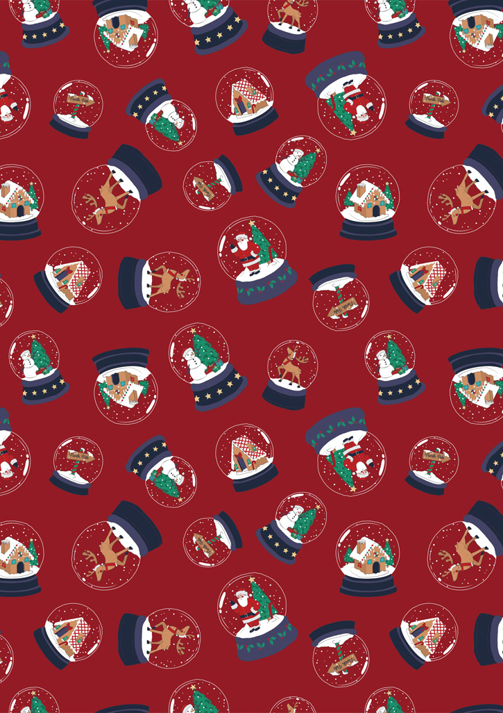 Womens Christmas Scrub Top - Image 4