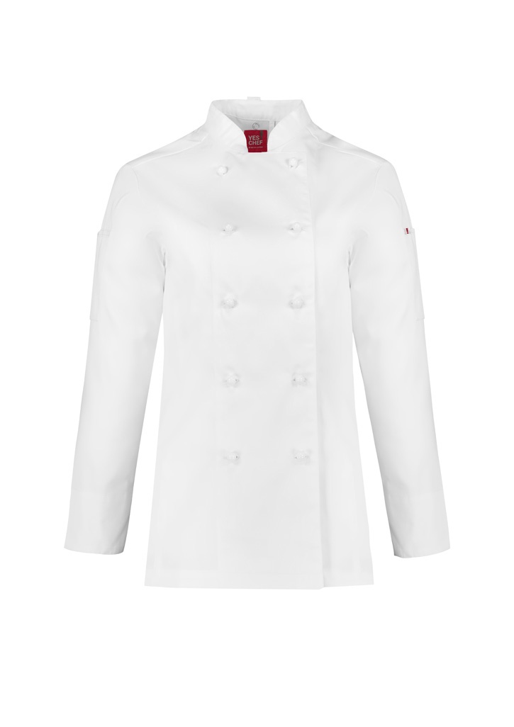 Womens Al Dente Long Sleeve Chef Jacket - Image 4
