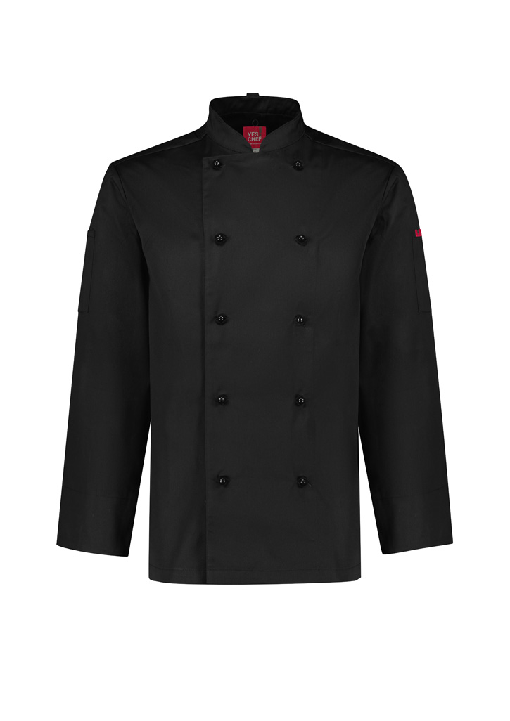 Mens Al Dente Long Sleeve Chef Jacket - Image 3