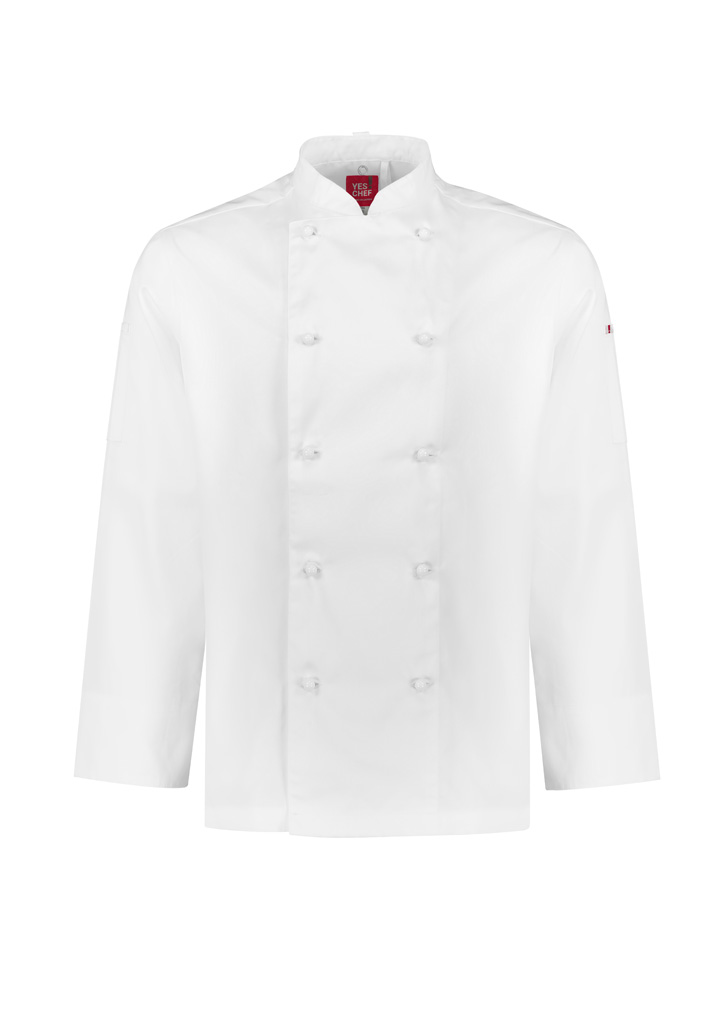 Mens Al Dente Long Sleeve Chef Jacket - Image 9