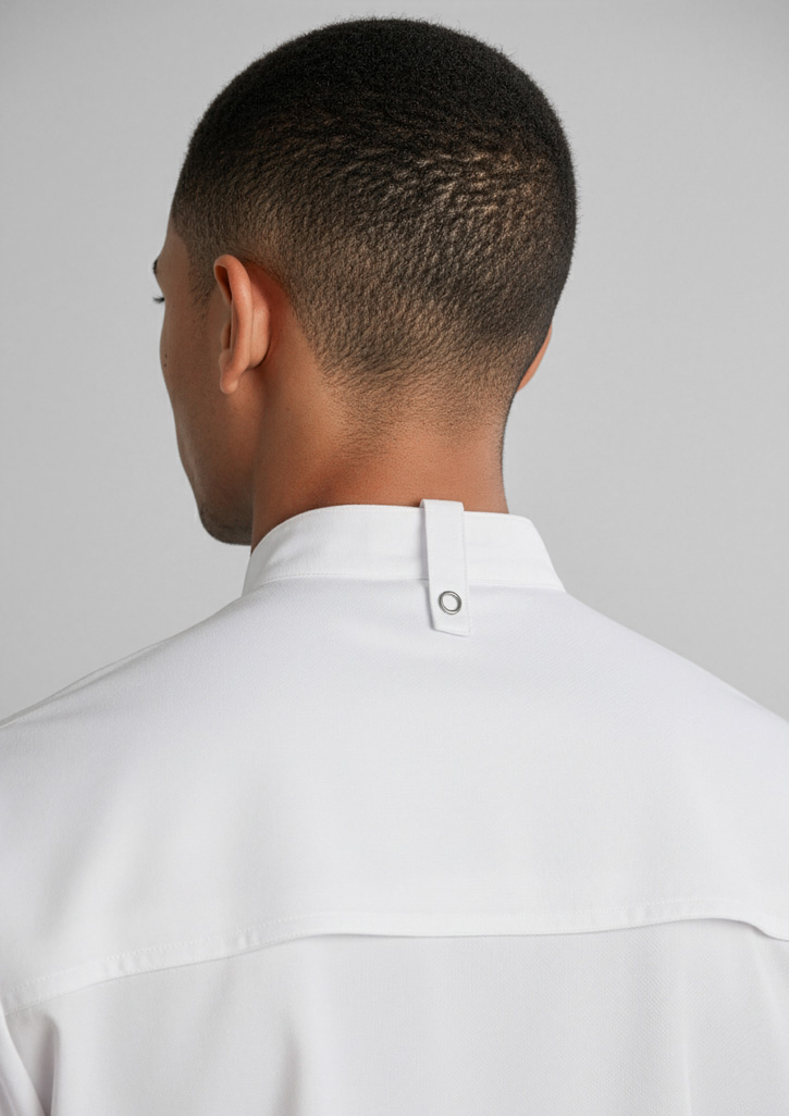 Mens Zest Short Sleeve Chef Jacket - Image 5