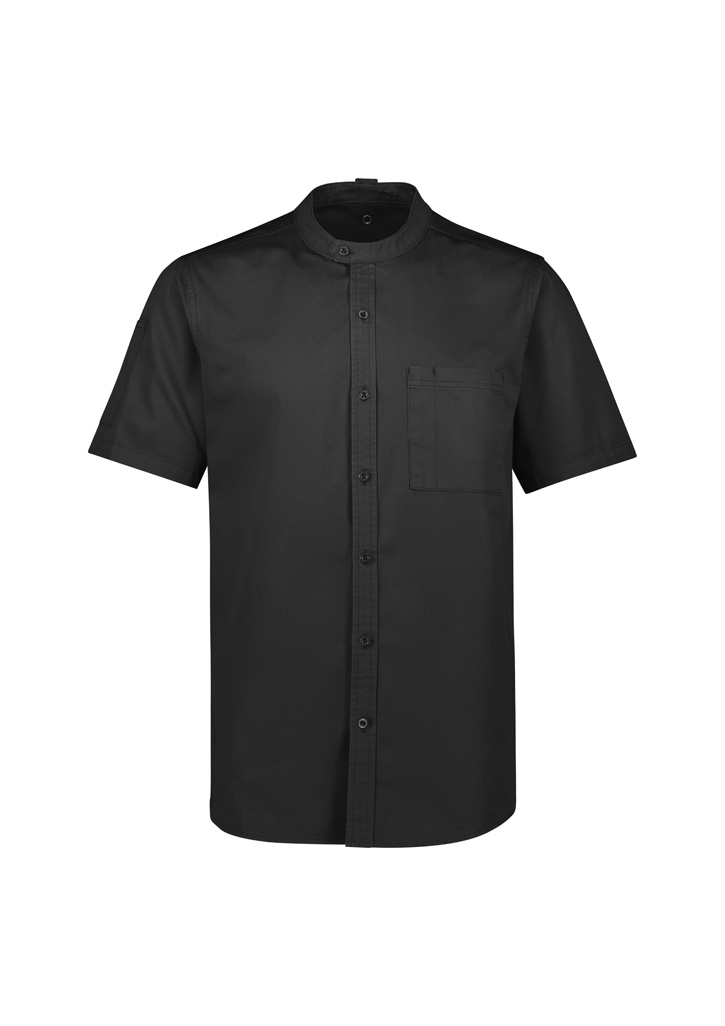 Mens Salsa Short Sleeve Chef Shirt - Image 8
