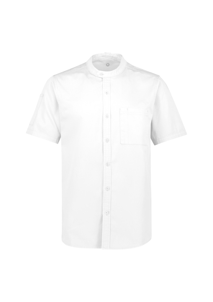 Mens Salsa Short Sleeve Chef Shirt - Image 11