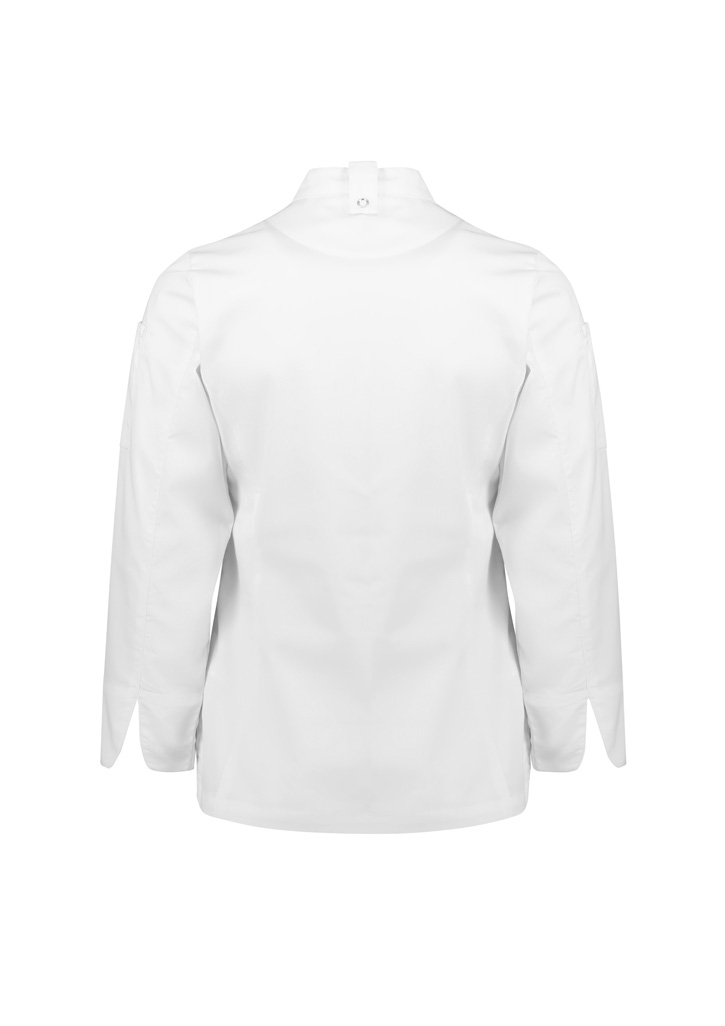 Womens Alfresco Long Sleeve Chef Jacket - Image 7