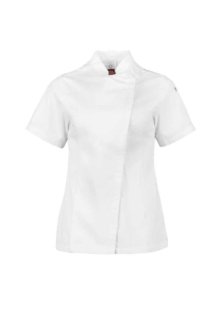 Womens Alfresco Short Sleeve Chef Jacket - Image 6