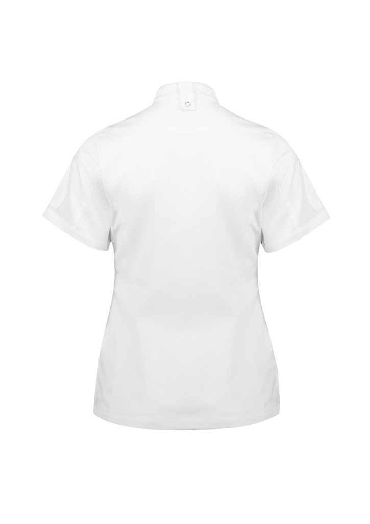 Womens Alfresco Short Sleeve Chef Jacket - Image 7