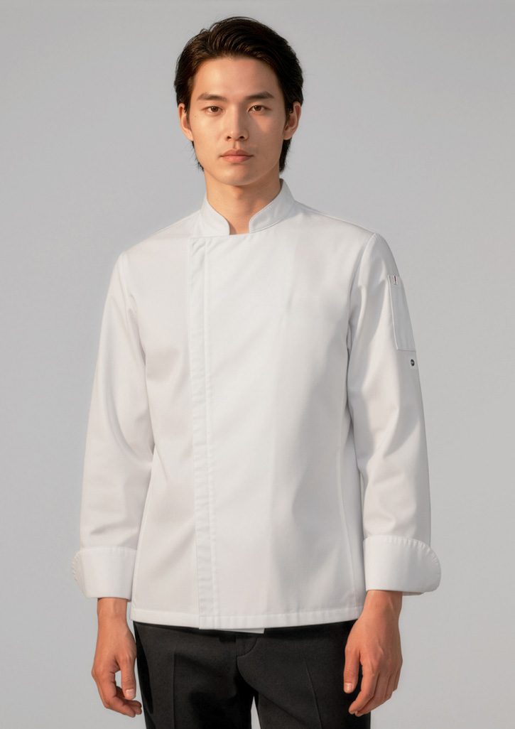 Mens Alfresco Long Sleeve Chef Jacket - Image 5