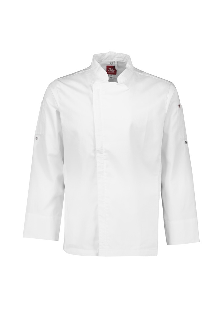 Mens Alfresco Long Sleeve Chef Jacket - Image 6