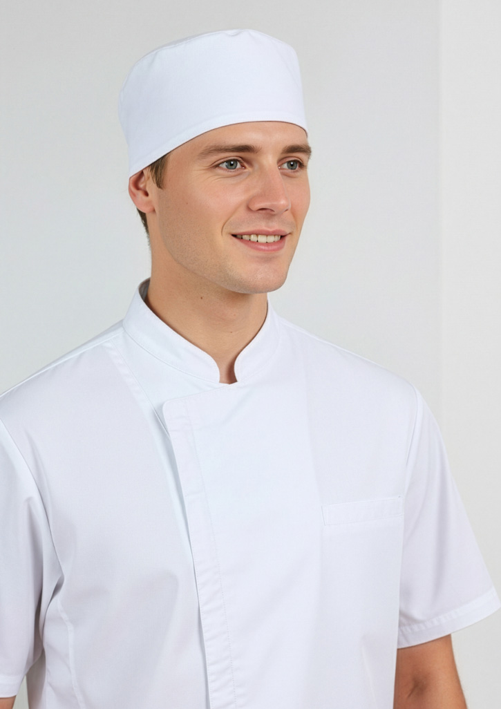 Mens Alfresco Short Sleeve Chef Jacket - Image 6
