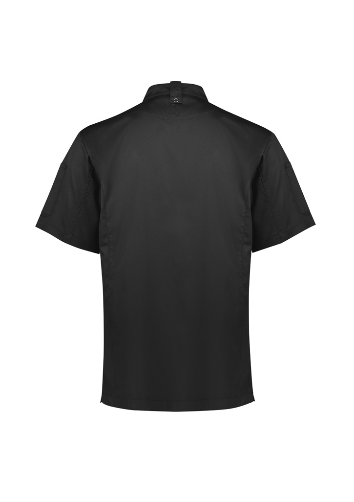 Mens Alfresco Short Sleeve Chef Jacket - Image 3