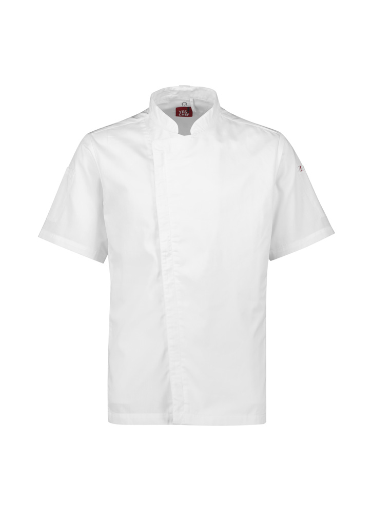 Mens Alfresco Short Sleeve Chef Jacket - Image 7