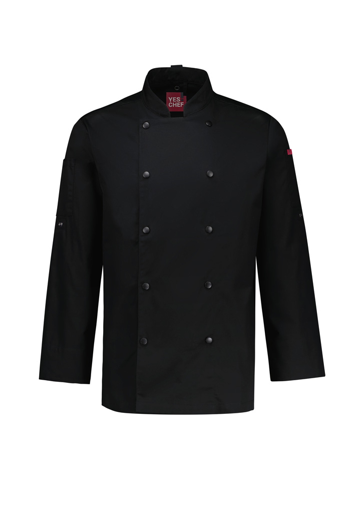 Mens Gusto Long Sleeve Chef Jacket - Image 6