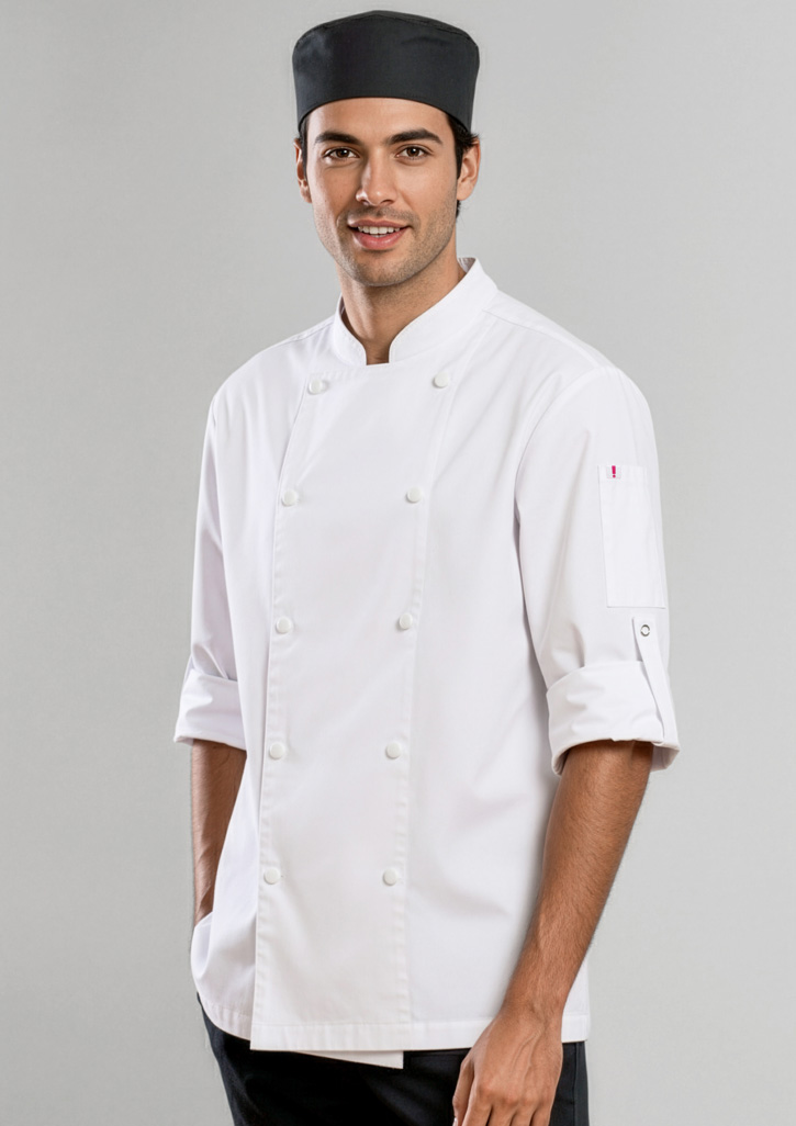 Mens Gusto Long Sleeve Chef Jacket