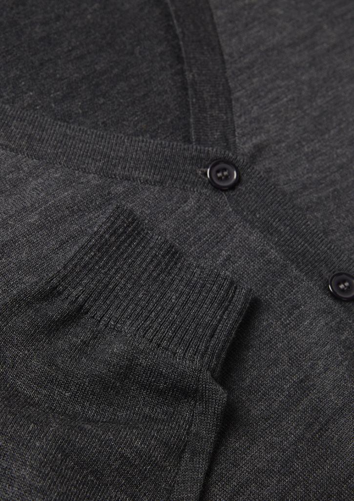 Womens Button Front Knit Cardigan - Image 4