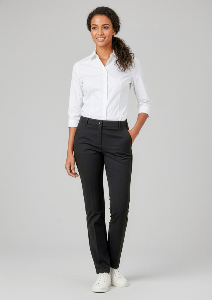 Womens Comfort Waist Straight Leg Pant - Image 4
