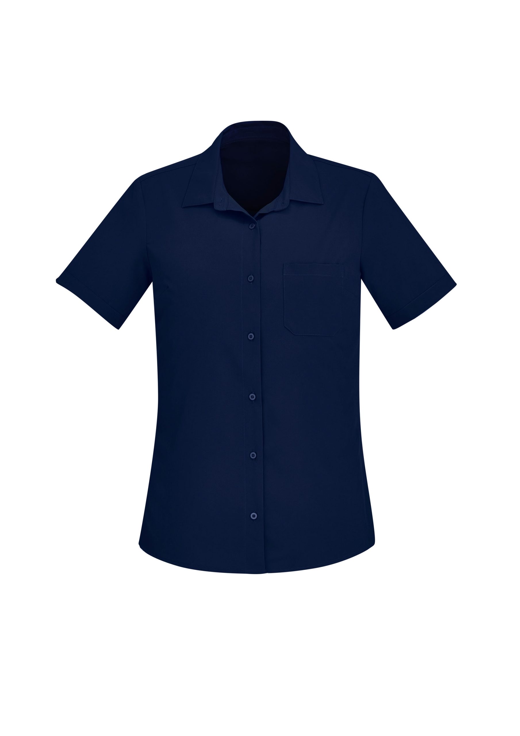 Womens Florence Plain Short Sleeve Shirt - Image 8