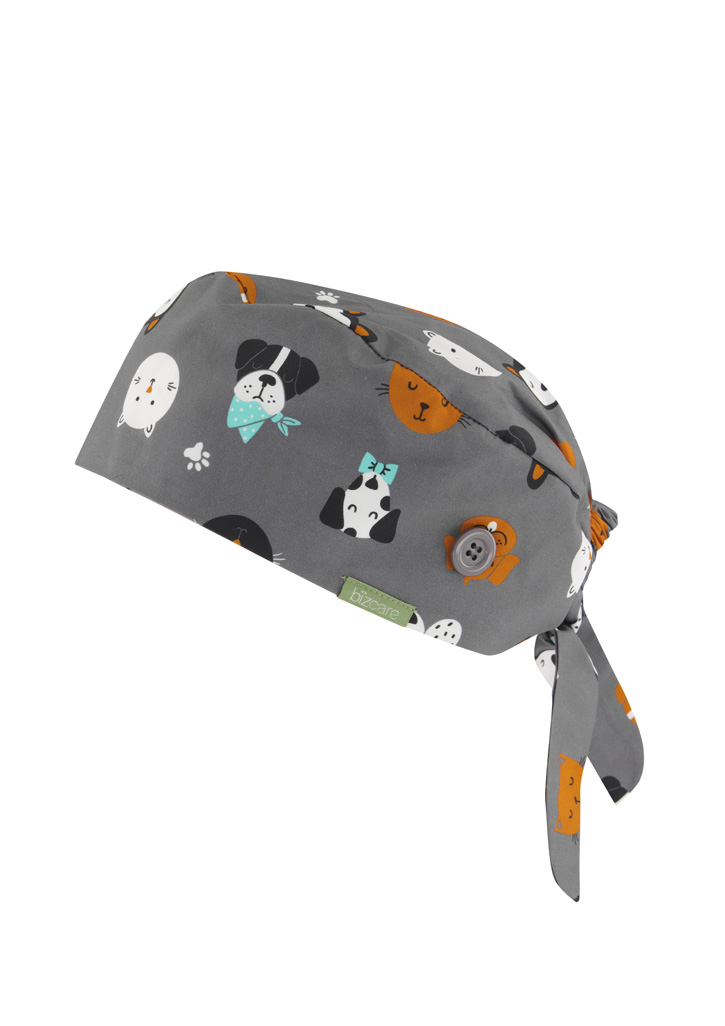 Unisex Printed Scrub Cap - Image 3