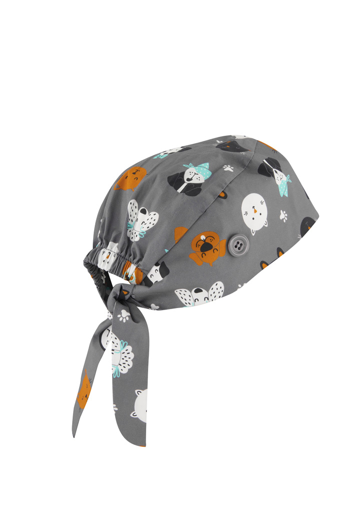 Unisex Printed Scrub Cap - Image 4