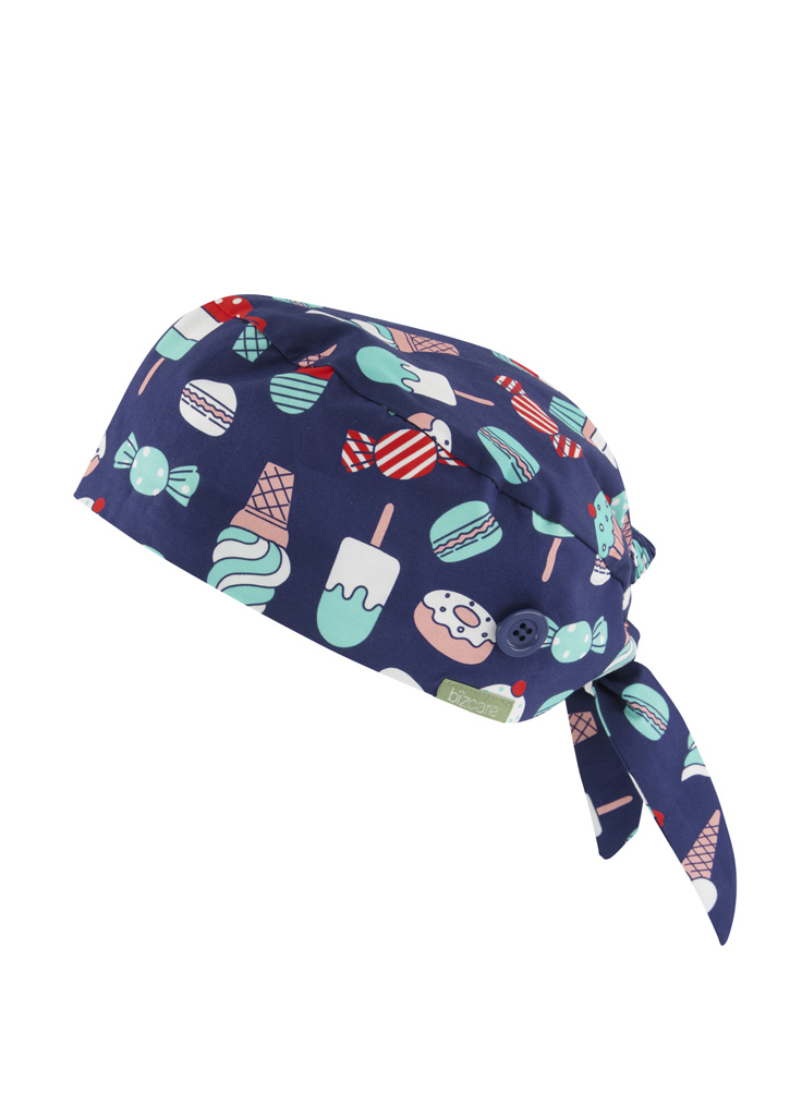 Unisex Printed Scrub Cap - Image 5