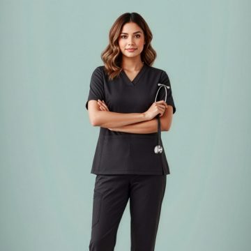 Womens Riley Slim Leg Jogger Scrub Pant