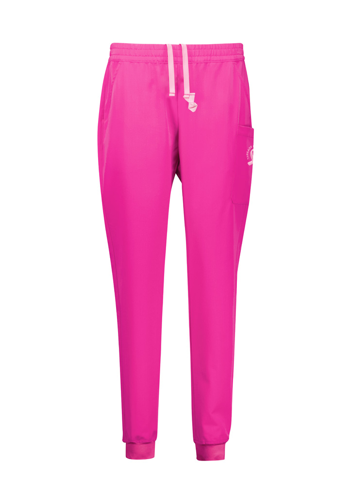 Womens Pink Jogger Scrub Pant - Image 3