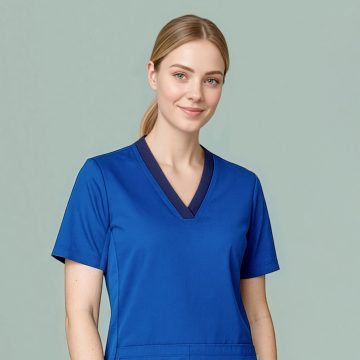 Womens Riley Stretch Scrub Top