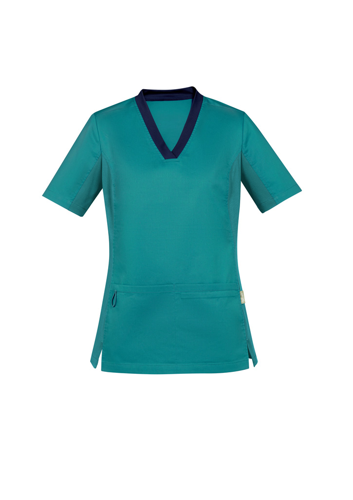 Womens Riley Stretch Scrub Top - Image 11