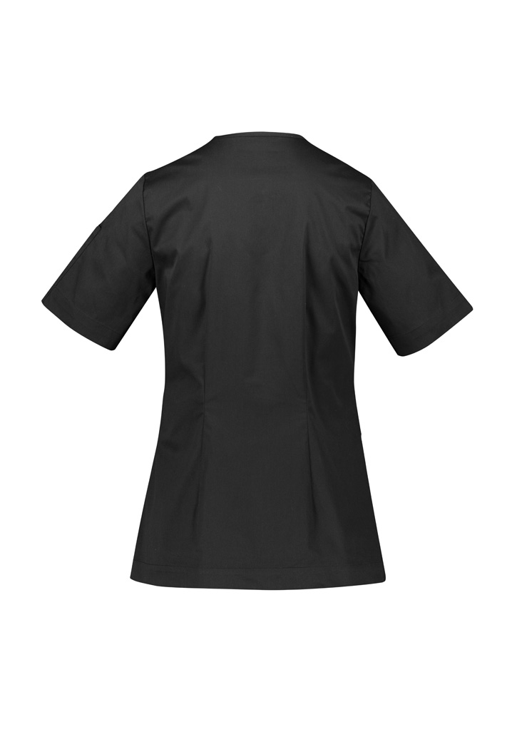 Womens Parks Zip Front Crossover Scrub Top - Image 14