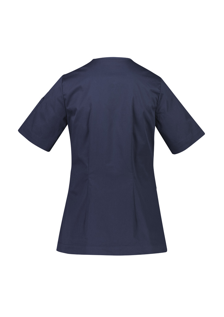Womens Parks Zip Front Crossover Scrub Top - Image 8