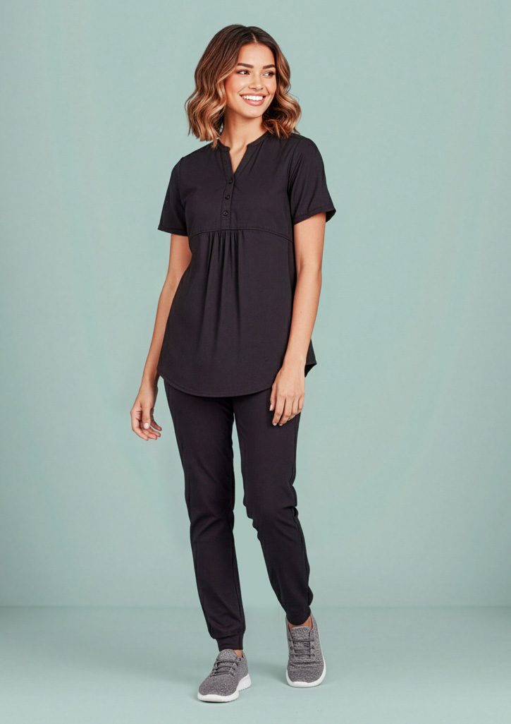 Womens Rose Tunic Scrub Top - Image 9