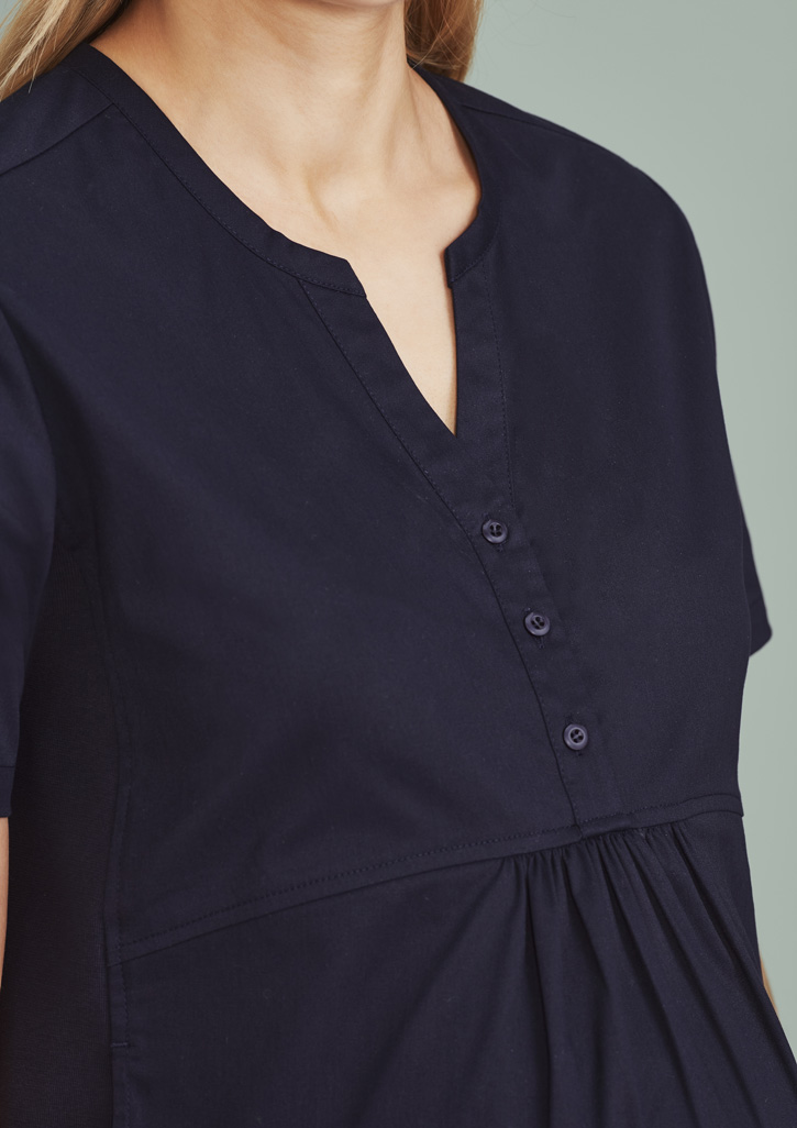 Womens Rose Tunic Scrub Top - Image 3