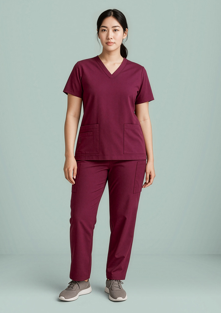 Womens Avery V-Neck Scrub Top - Image 3