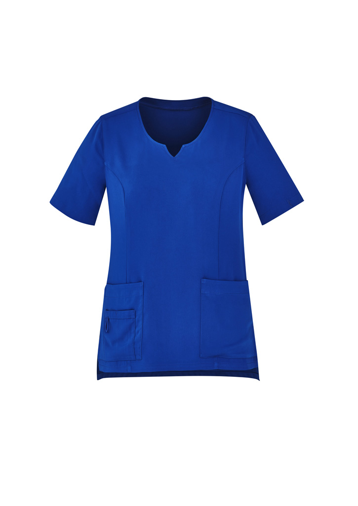 Womens Avery Round Neck Scrub Top - Image 6