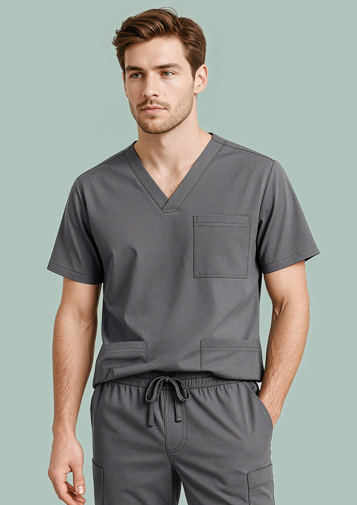 Mens Avery V-Neck Scrub Top - Image 16