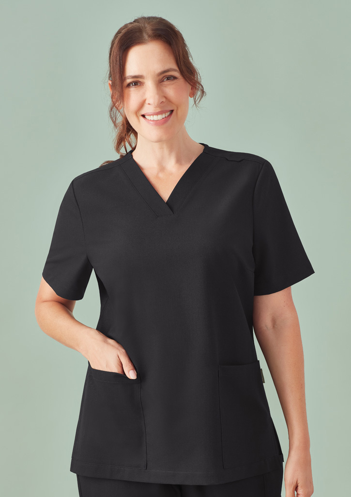 Womens Pulse V-Neck Scrub Top - Image 20