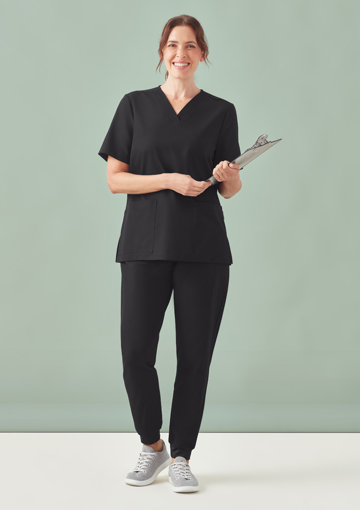 Womens Pulse V-Neck Scrub Top - Image 27