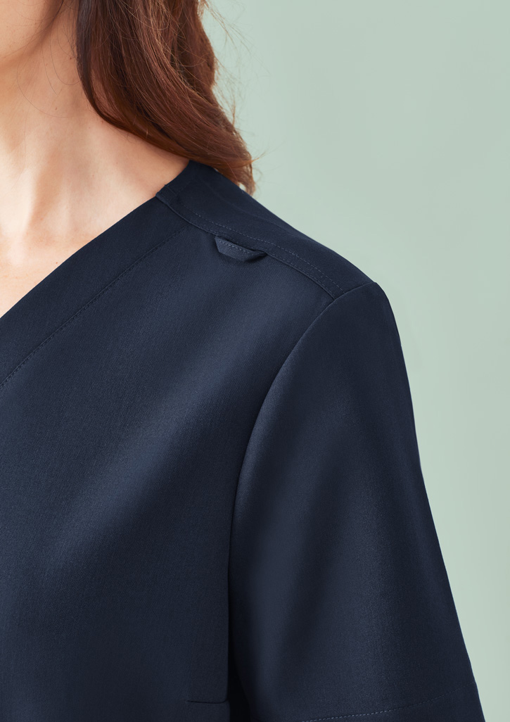 Womens Pulse V-Neck Scrub Top - Image 3