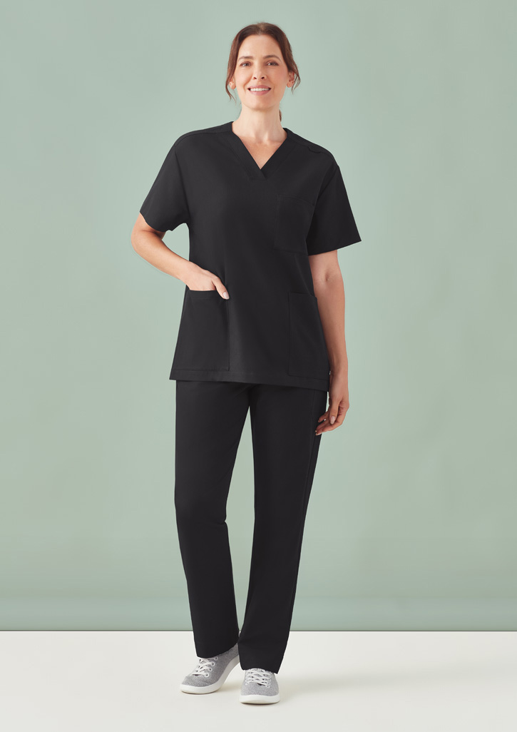 Unisex Pulse V-Neck Scrub Top - Image 20