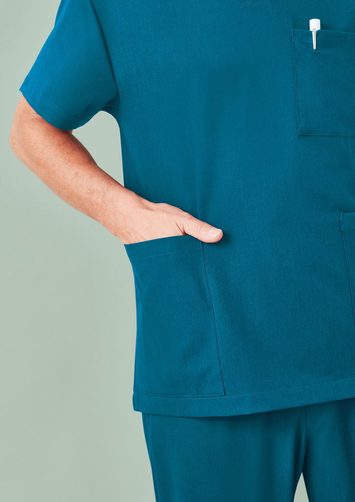 Unisex Pulse V-Neck Scrub Top - Image 28