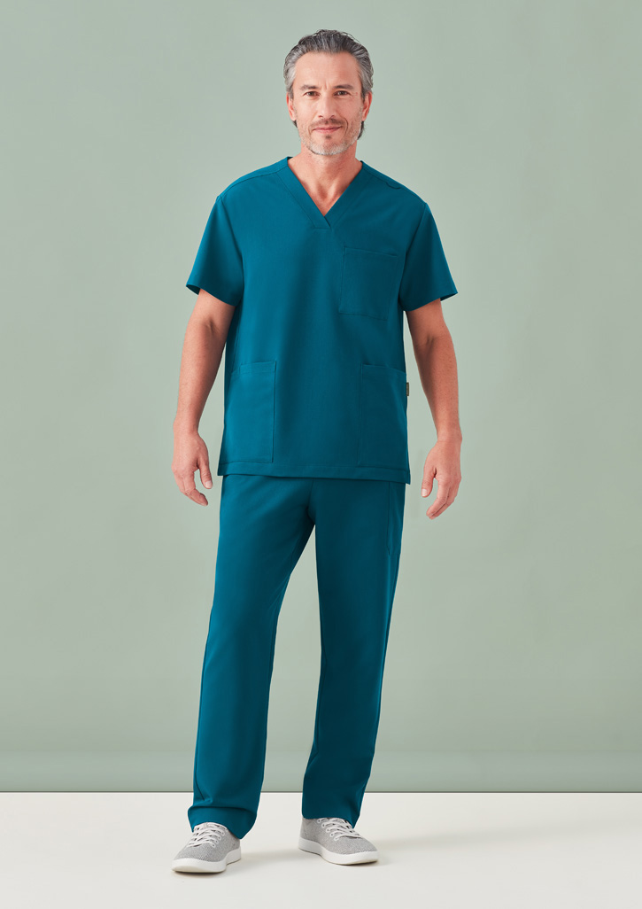 Unisex Pulse V-Neck Scrub Top - Image 29