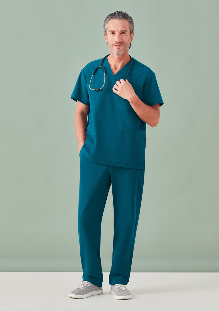 Unisex Pulse V-Neck Scrub Top - Image 30