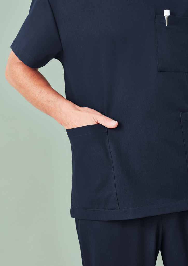Unisex Pulse V-Neck Scrub Top - Image 5