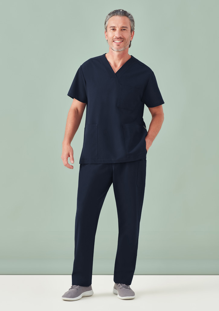 Unisex Pulse V-Neck Scrub Top - Image 6