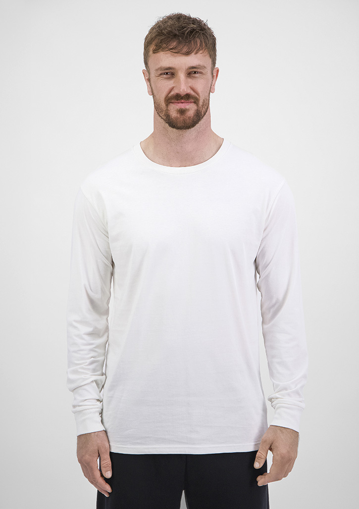 Mens Basis Long Sleeve Tee - Image 8