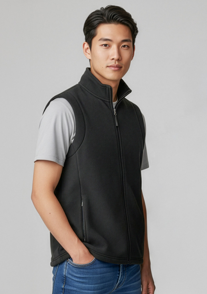 Mens Plain Vest - Image 2