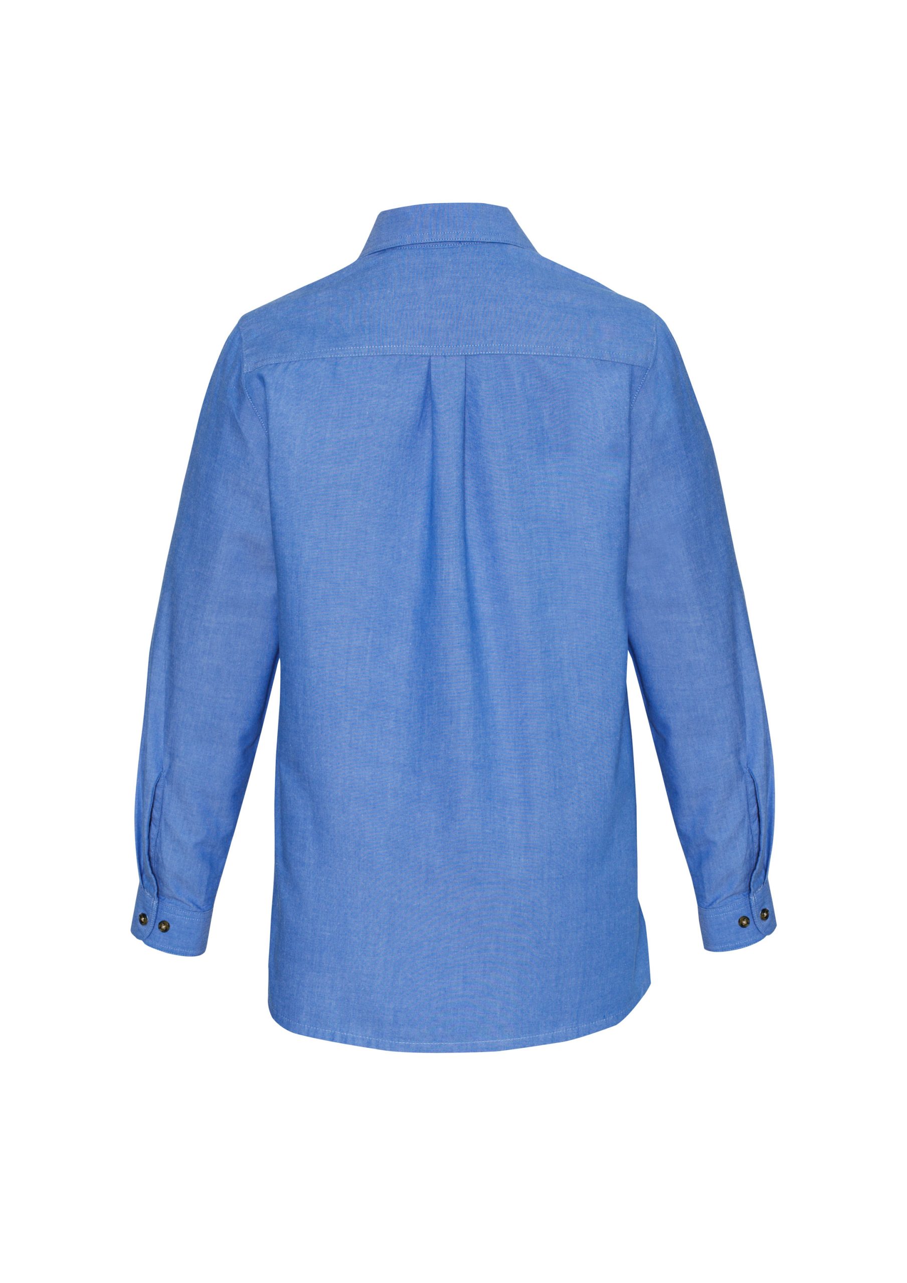 Womens Chambray Long Sleeve Shirt - Image 4